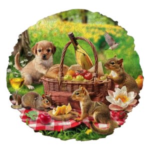 Read more about the article Wooden Jigsaw Puzzle – Animal Picnic 66d12695ed35f