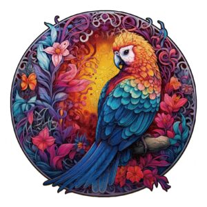 Read more about the article Wooden Jigsaw Puzzle-Beautiful Parrot 66d024c16df04