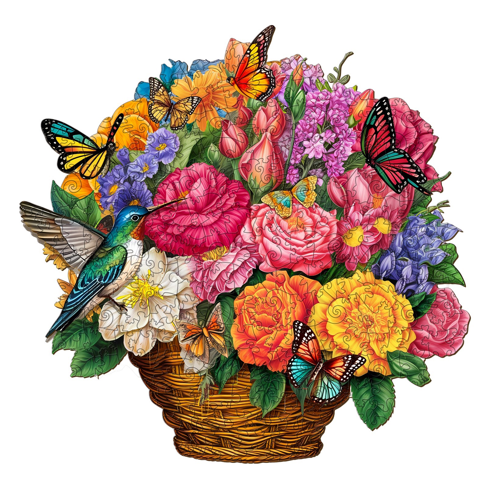 You are currently viewing Wooden Jigsaw Puzzle-Flower Basket 66d28586d6e3f