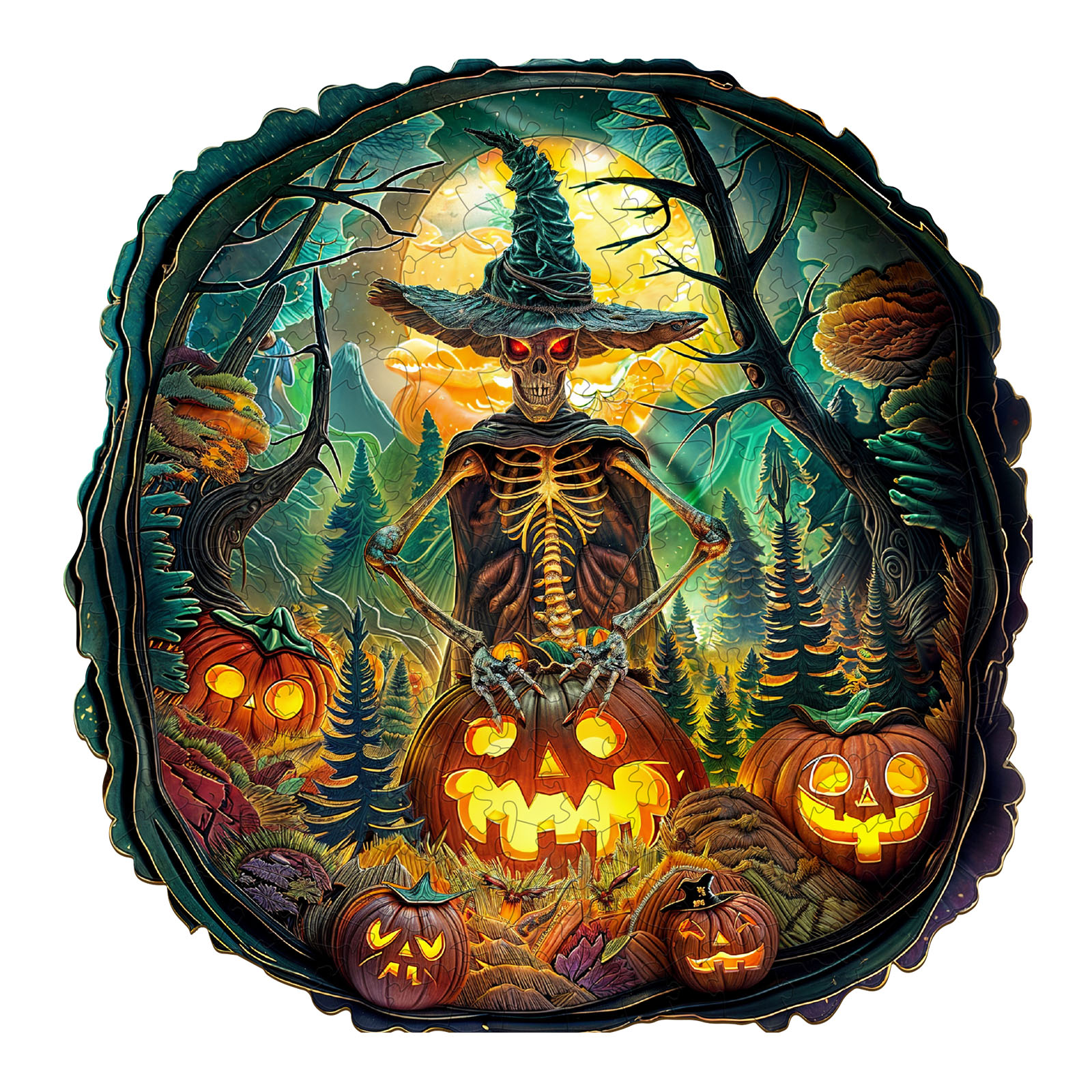 Read more about the article Wooden Jigsaw Puzzle-Halloween Skeleton 66d35dd161643