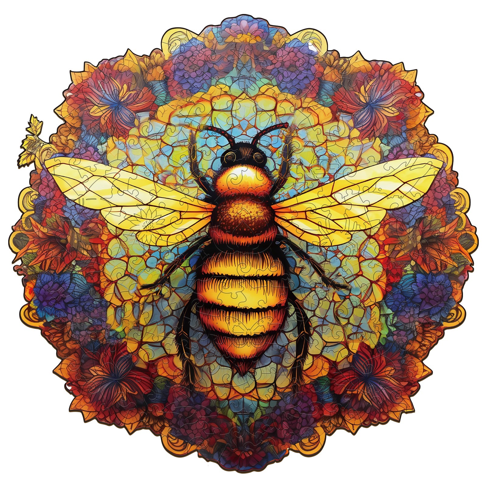 You are currently viewing Wooden Jigsaw Puzzle-MANDALA BEE 66d300e73ca9d