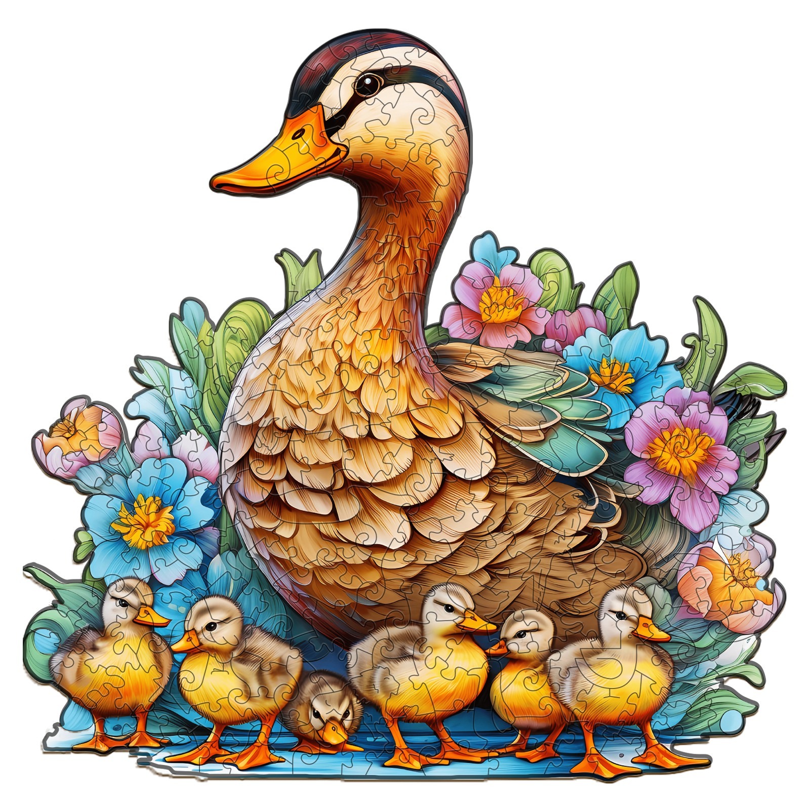 Read more about the article Wooden Jigsaw Puzzle-Mother Duck and Ducklings 66d1792d0b13b