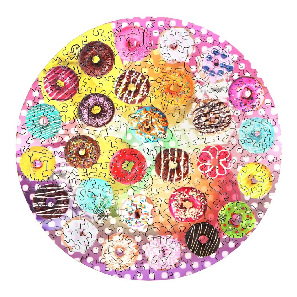 Wooden Jigsaw Puzzle-SWEET DOUGHNUT 66d02f694fe2e