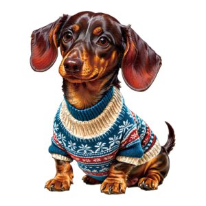 Read more about the article Wooden Jigsaw Puzzle-Trendy Dachshund 66d130cdced69