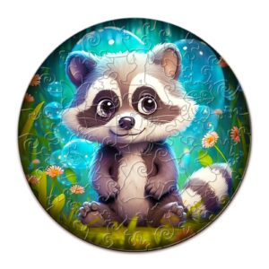 Read more about the article Children Wooden Jigsaw Puzzle-Cute Raccoon 66ddd1689a5ce