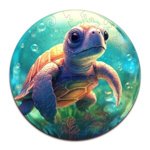 Read more about the article Children Wooden Jigsaw Puzzle-Cute Sea Turtle 66e684e49519a