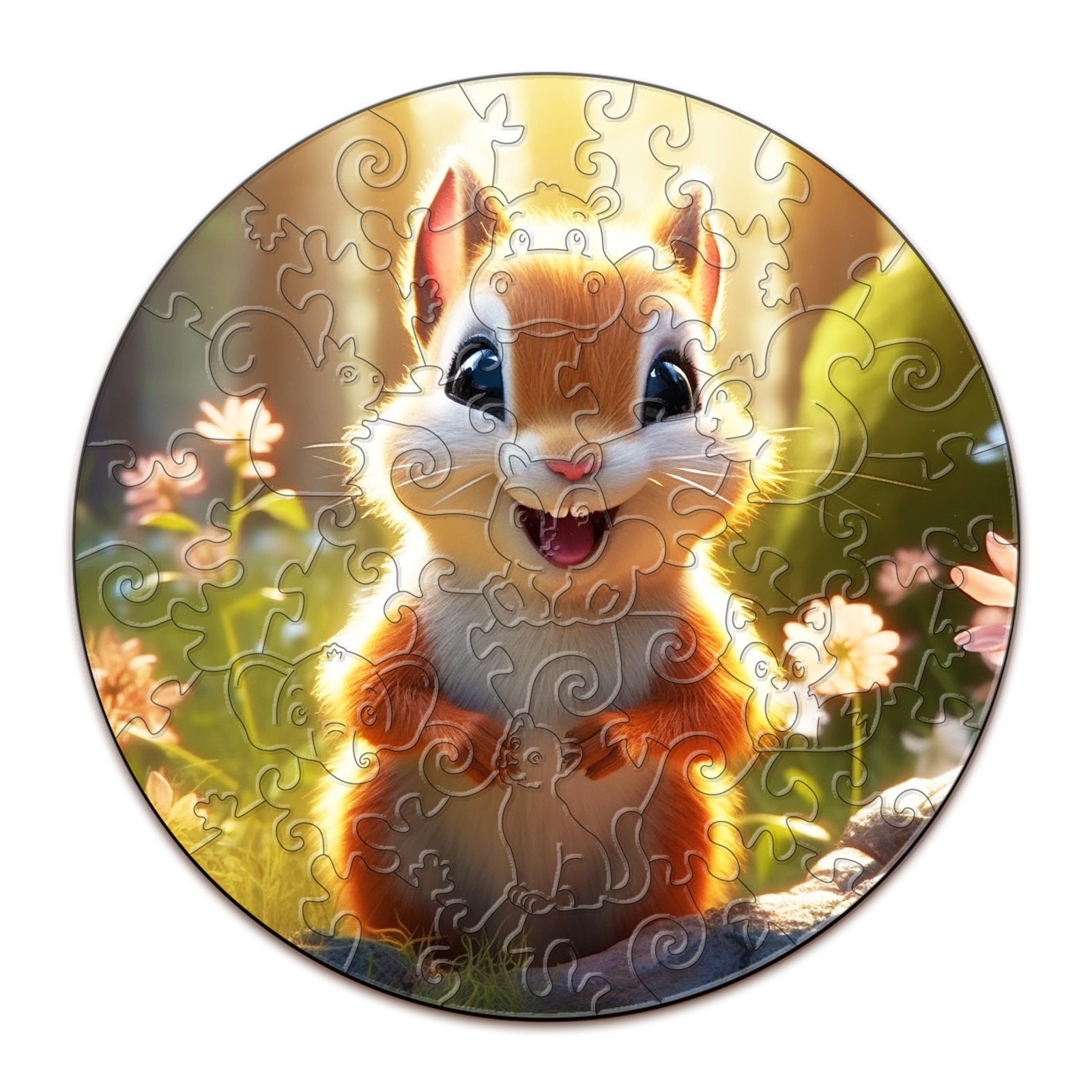 You are currently viewing Children Wooden Jigsaw Puzzle-Cute Squirrel 66d86b681123e