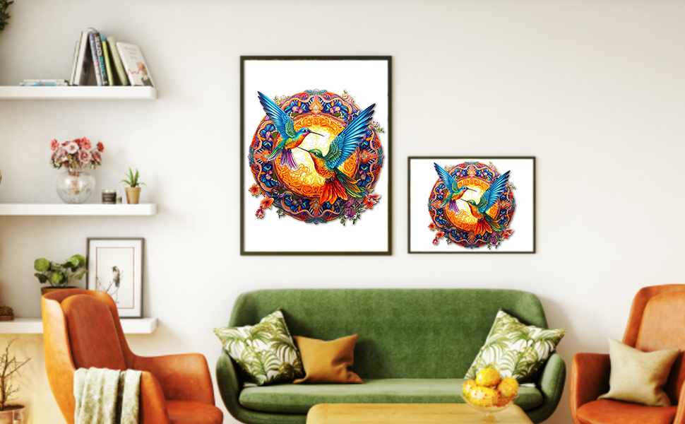 Read more about the article Transform Your Space: The Artistic Appeal of Hummingbird Wooden Puzzles as Wall Art 66e7960ecda0c