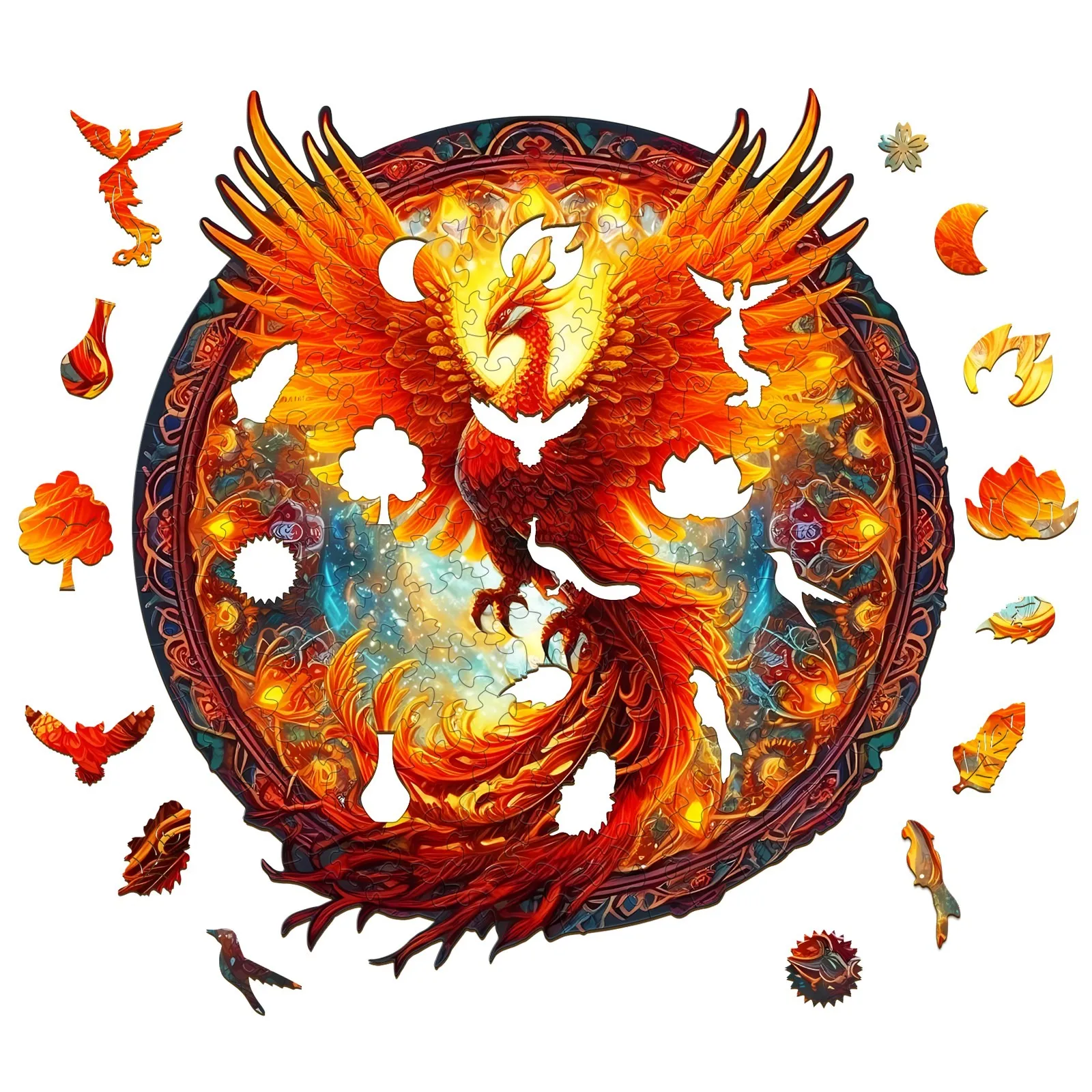 You are currently viewing Unleash the Fiery Majesty: Assembling the Phoenix Wooden Jigsaw Puzzle 66e26c3860d0d