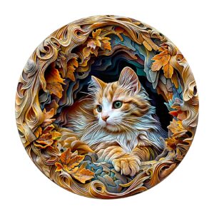 Read more about the article Wooden Jigsaw Puzzle-3D Cave Cat 66ed8749cf3e1