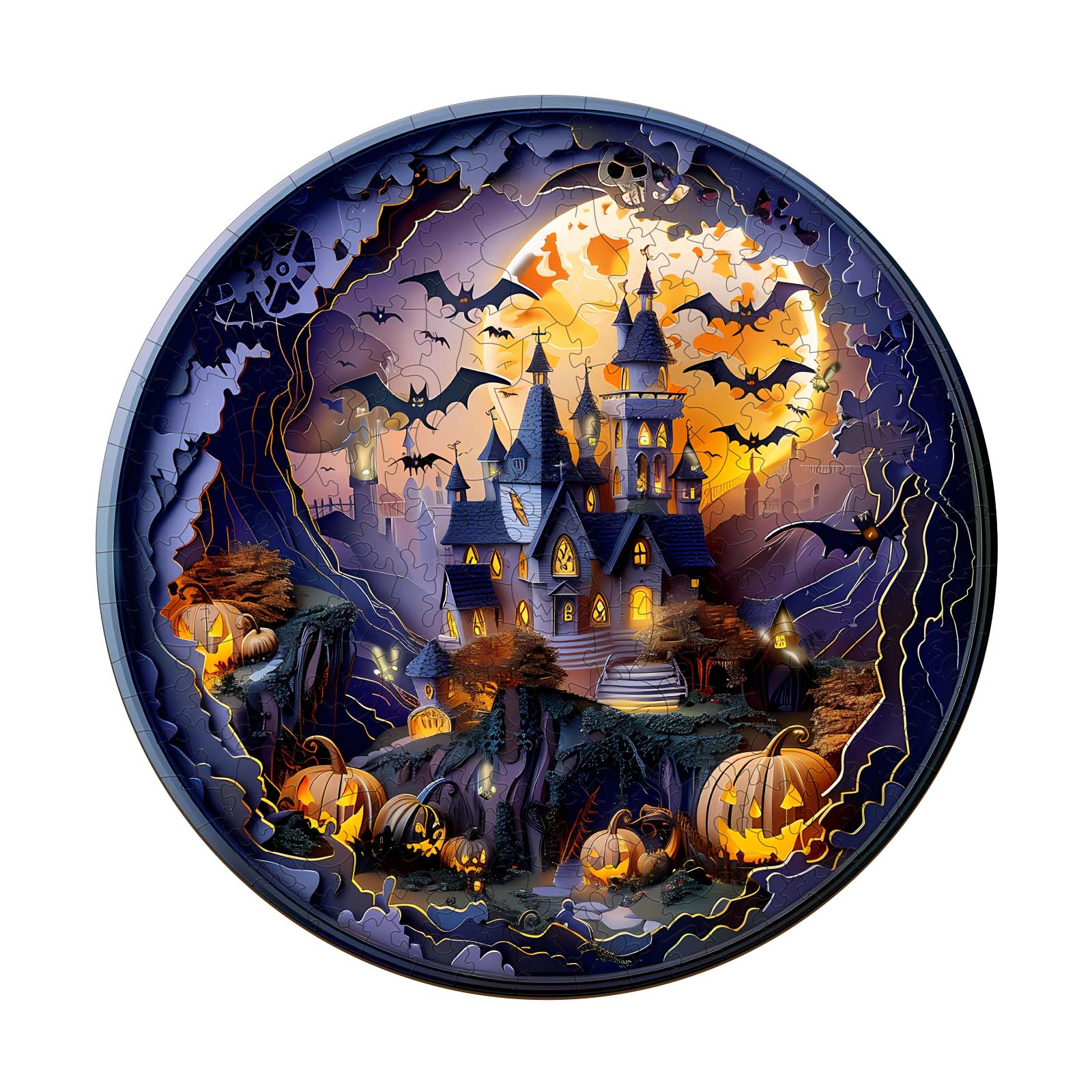 You are currently viewing Wooden Jigsaw Puzzle-3D Halloween Castle 2 66e9b39c8a878