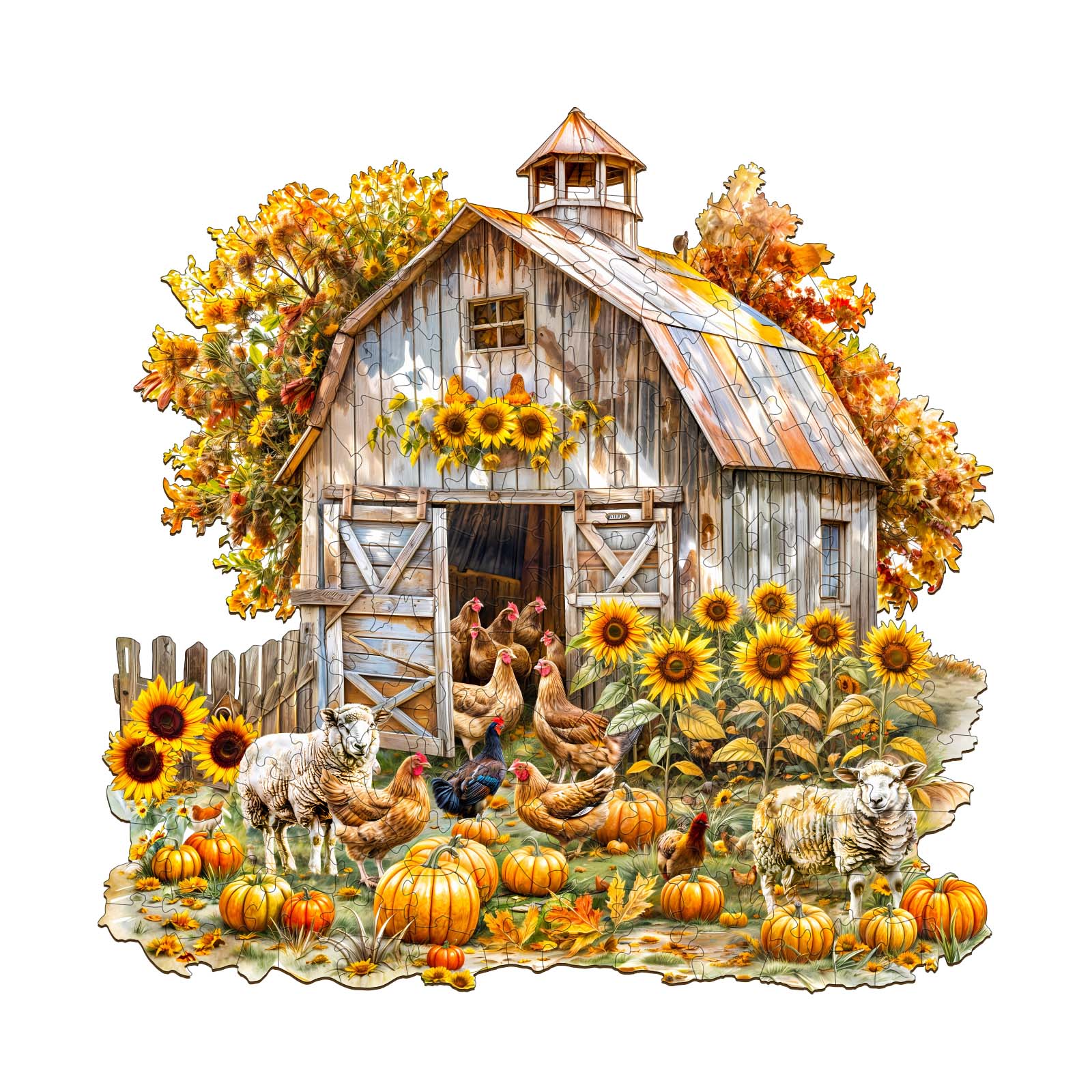 You are currently viewing Wooden Jigsaw Puzzle-Autumn Farm 66e3f0f27e45b