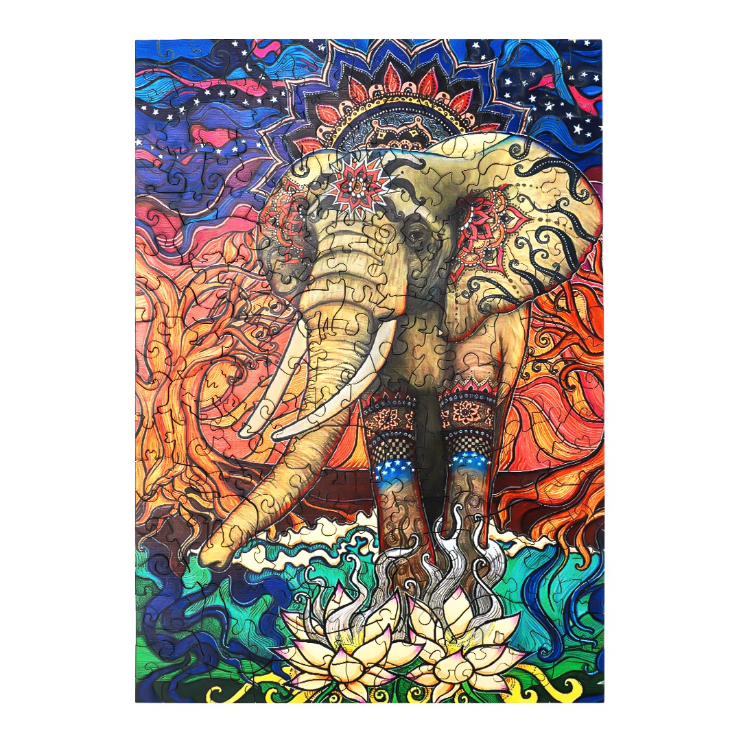 You are currently viewing Wooden Jigsaw Puzzle-BOHEMIAN ELEPHANT 66e9bddd9f18f