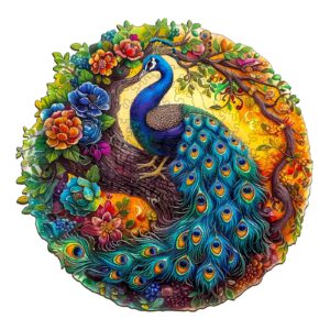 Read more about the article Wooden Jigsaw Puzzle-Charming Peacock 2 66eaf3293c586