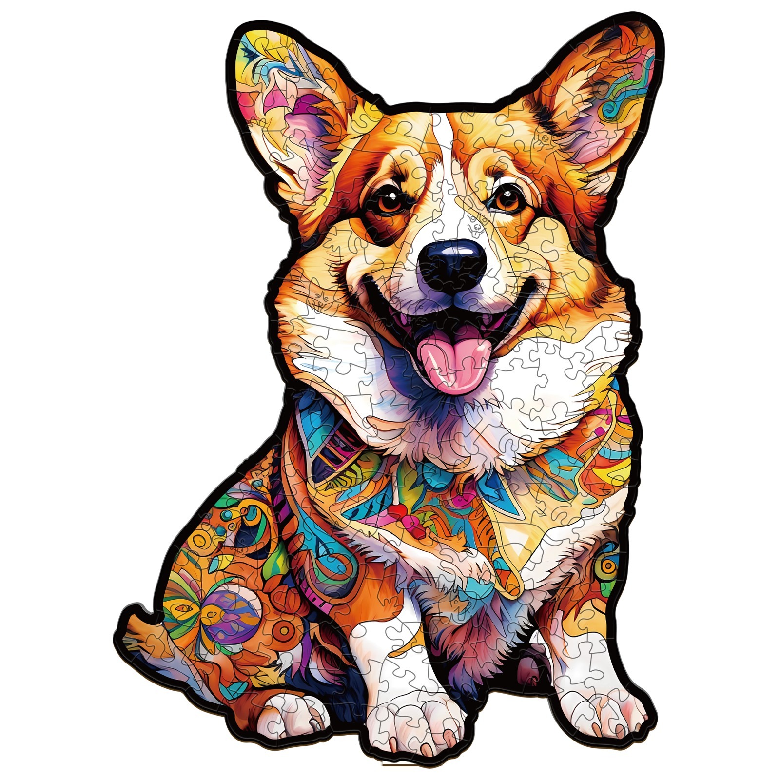 You are currently viewing Wooden Jigsaw Puzzle-CLEVER CORGI-2 66e0843a5ba51