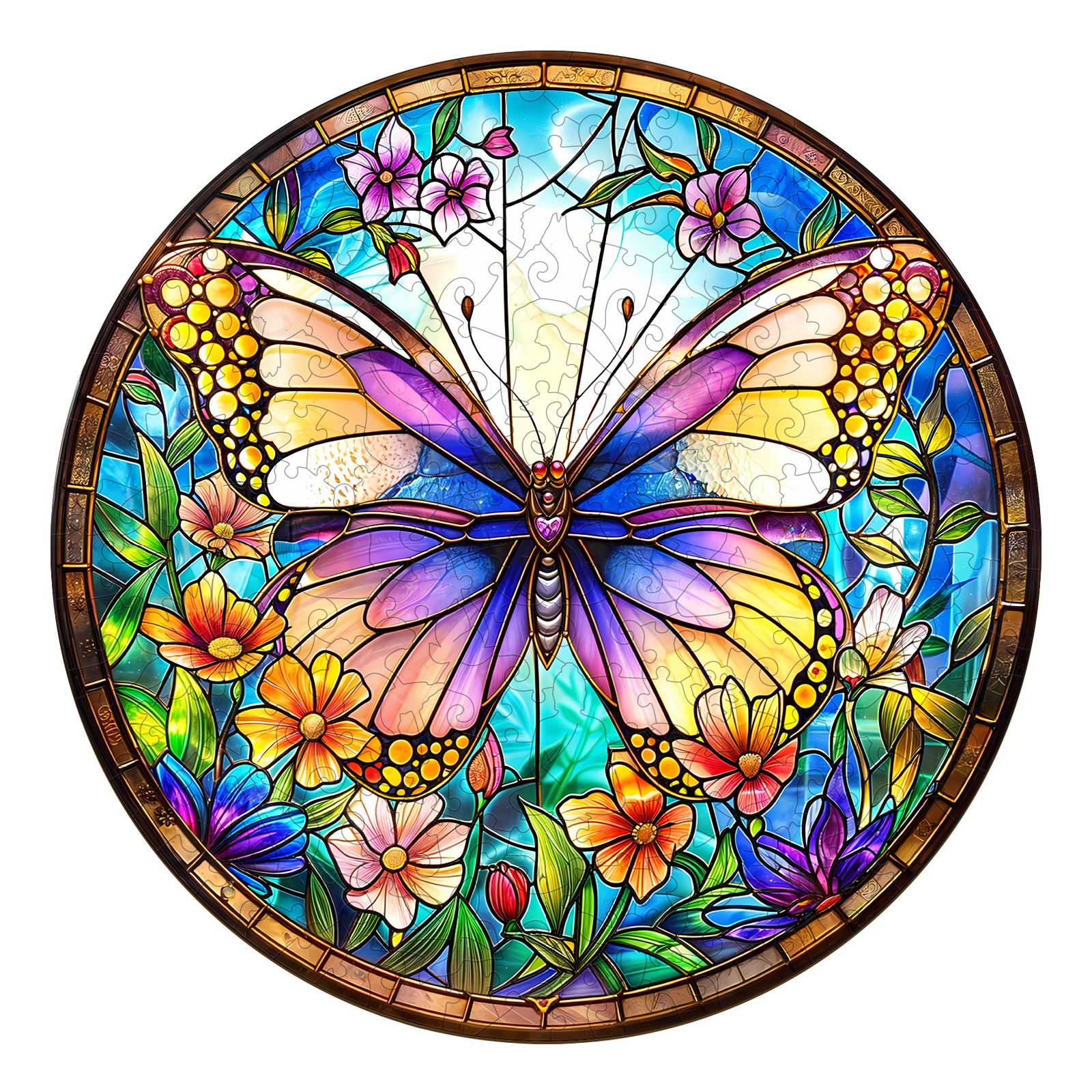 You are currently viewing Wooden Jigsaw Puzzle – Colorful Butterfly 66e0087587779