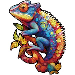 Read more about the article Wooden Jigsaw Puzzle-Colorful Chameleon 66dba48d8c588