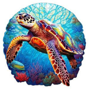 Read more about the article Wooden Jigsaw Puzzle-DEEP SEA TURTLE-2 66eabf9ed3b35