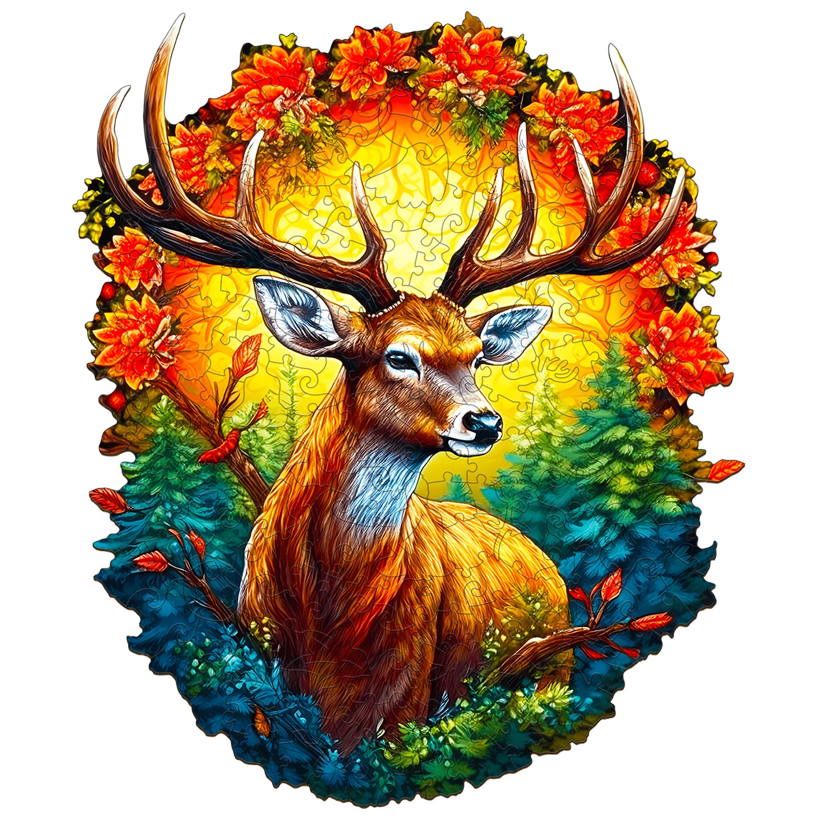 You are currently viewing Wooden Jigsaw Puzzle-Deer of Life-2 66e3b3063e8e4