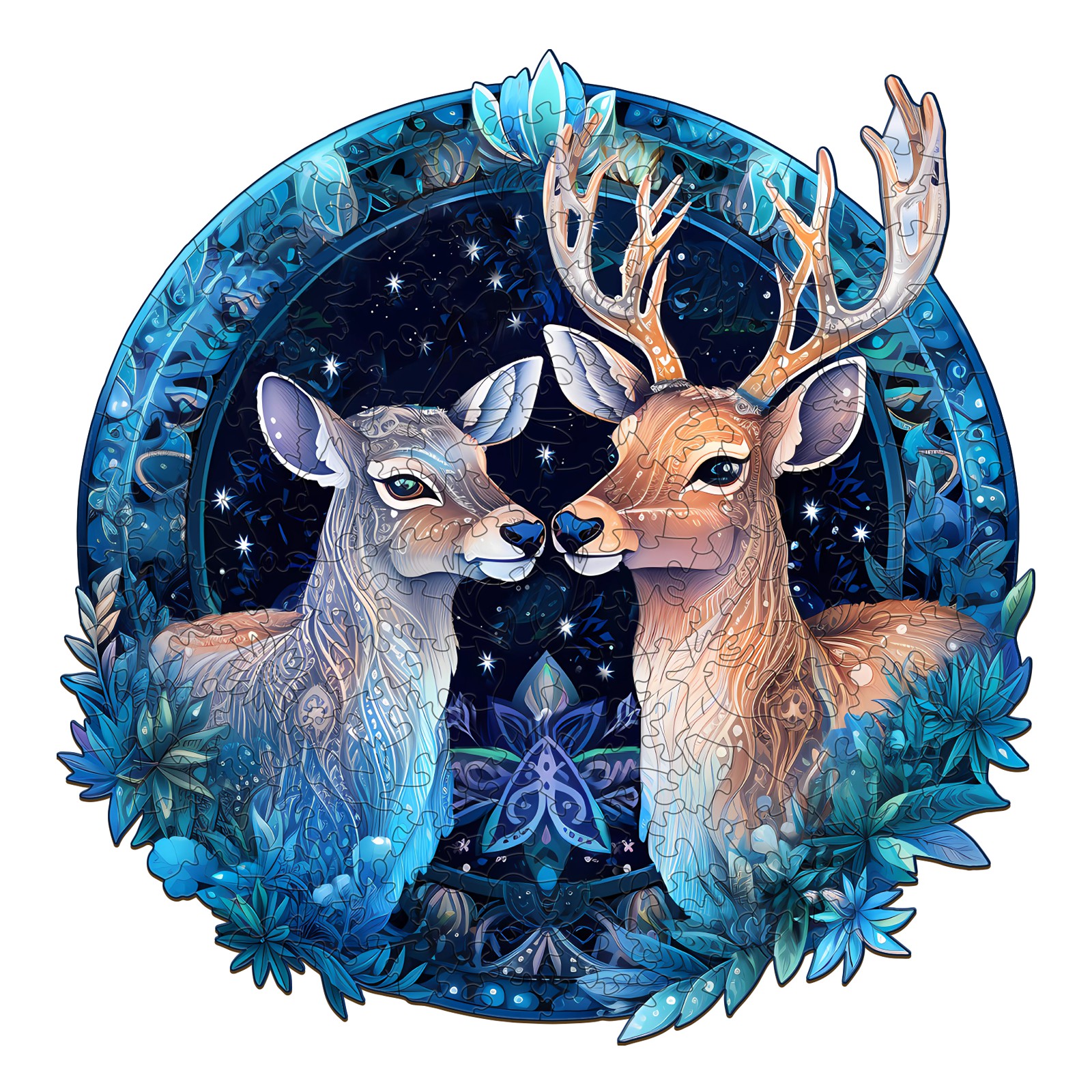 You are currently viewing Wooden Jigsaw Puzzle – Deer Patron Saint 66e0a3391358d