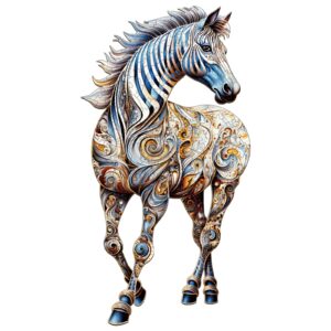 Read more about the article Wooden Jigsaw Puzzle-Free Zebra 66dd222f4f382