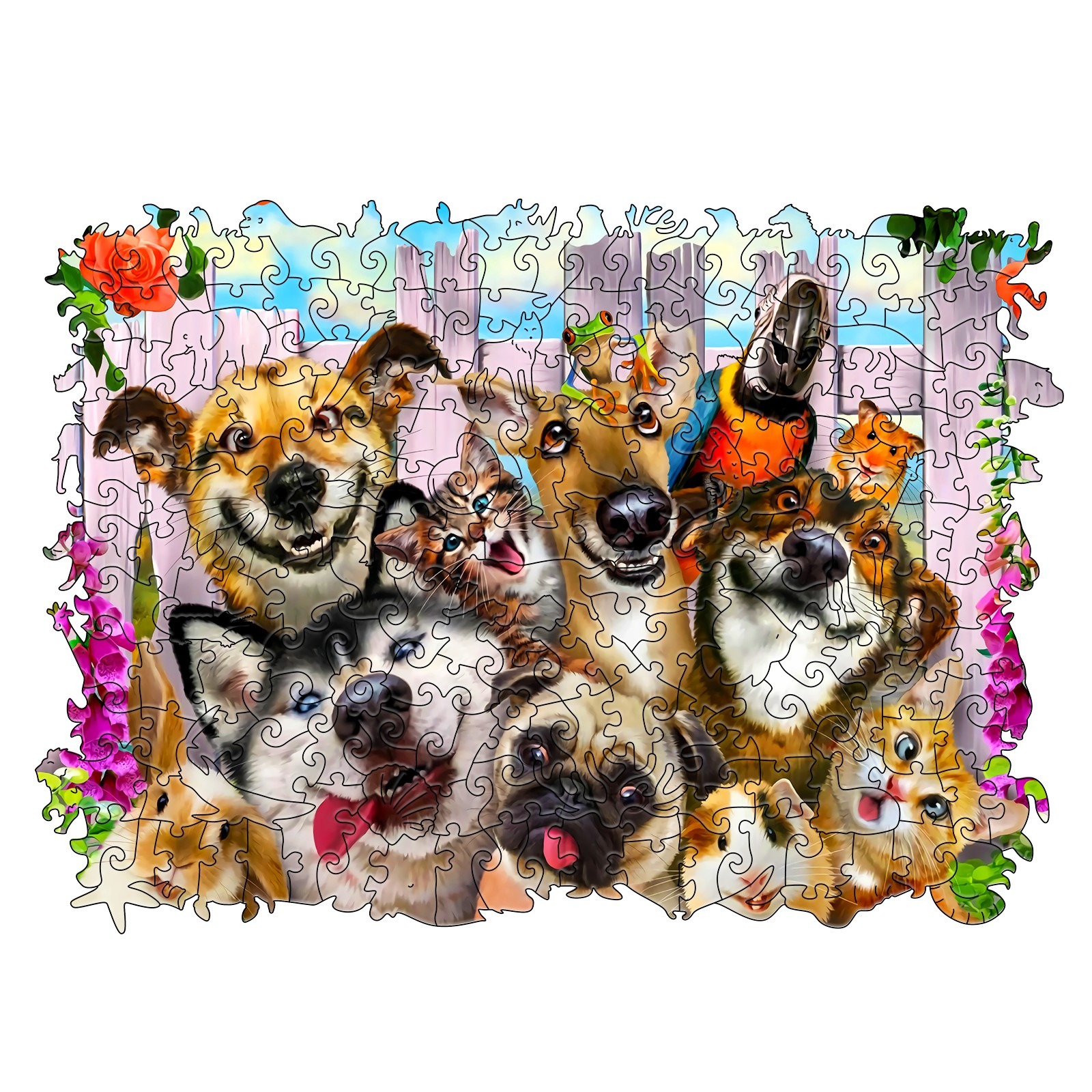 You are currently viewing Wooden Jigsaw Puzzle-FUNNY DOGS 66ed7298a364b