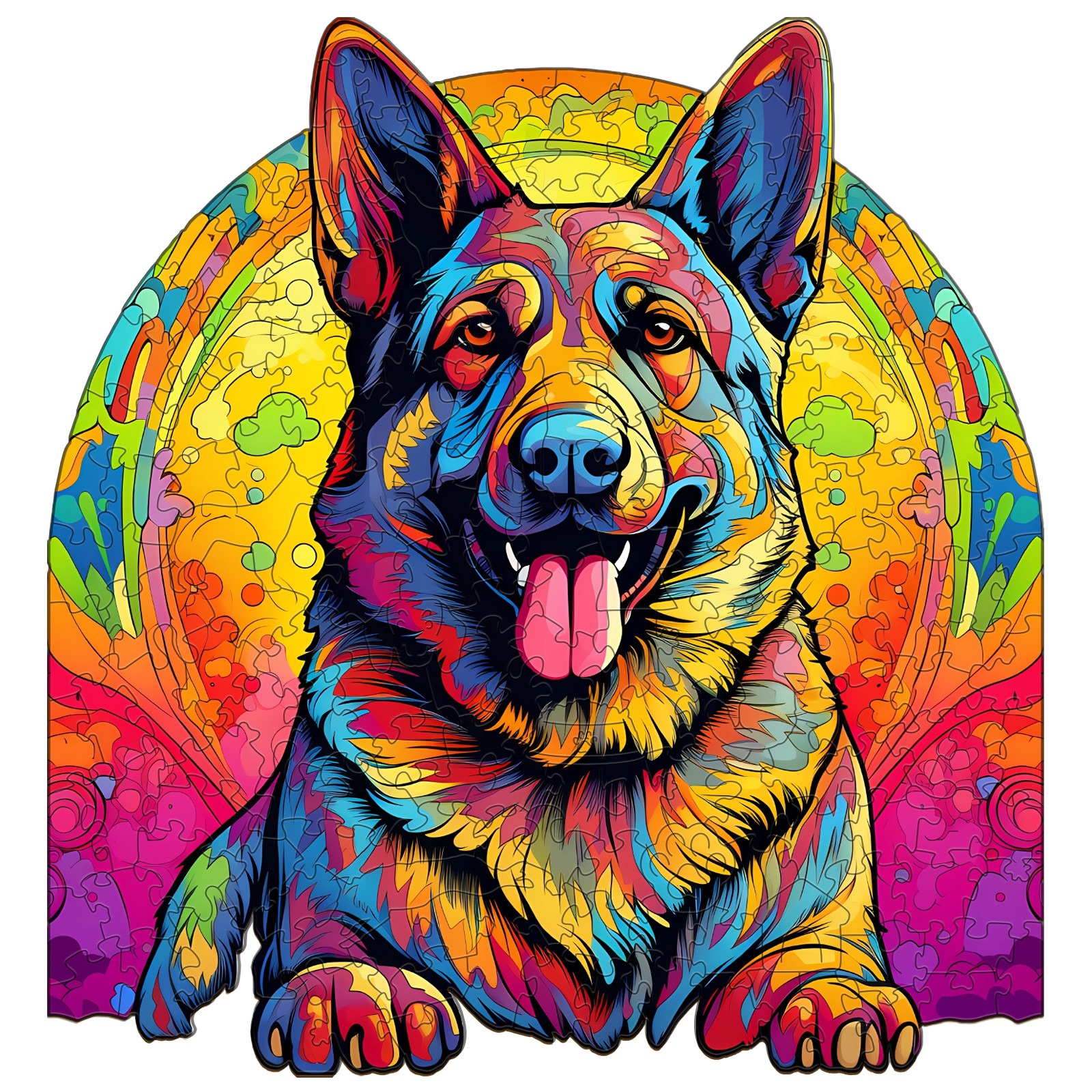 You are currently viewing Wooden Jigsaw Puzzle-German Shepherd 3 66ed01156254c