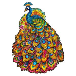 Read more about the article Wooden Jigsaw Puzzle-gorgeous peacock 66df3a4051223