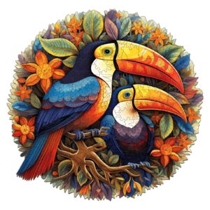 Read more about the article Wooden Jigsaw Puzzle-gorgeous toucans 66ded37341317