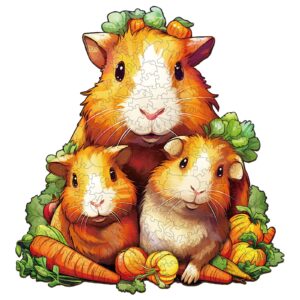 Read more about the article Wooden Jigsaw Puzzle-Guinea Pig Family 66e079f26c9c9