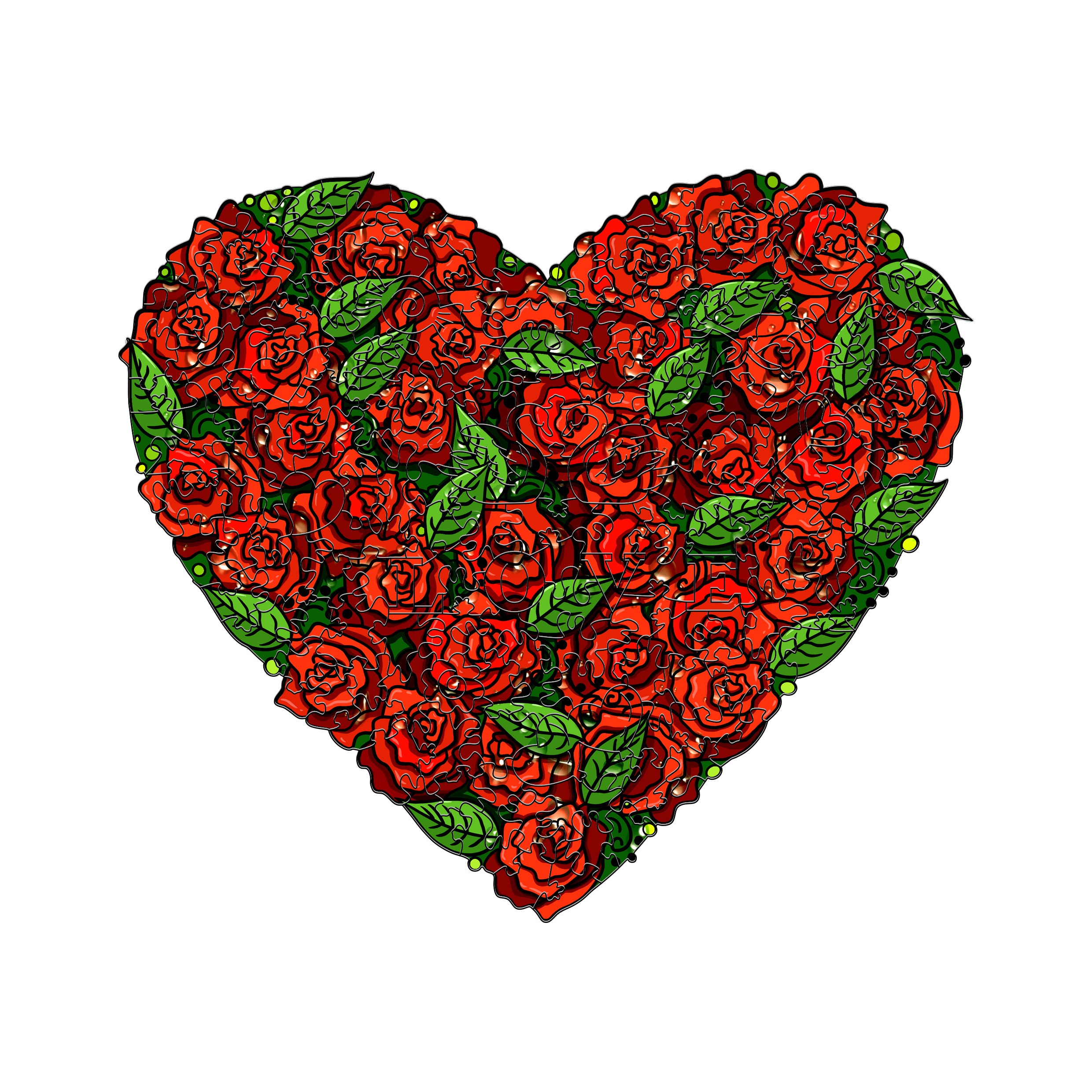 You are currently viewing Wooden Jigsaw Puzzle- LOVE ROSES 66e235974f13d