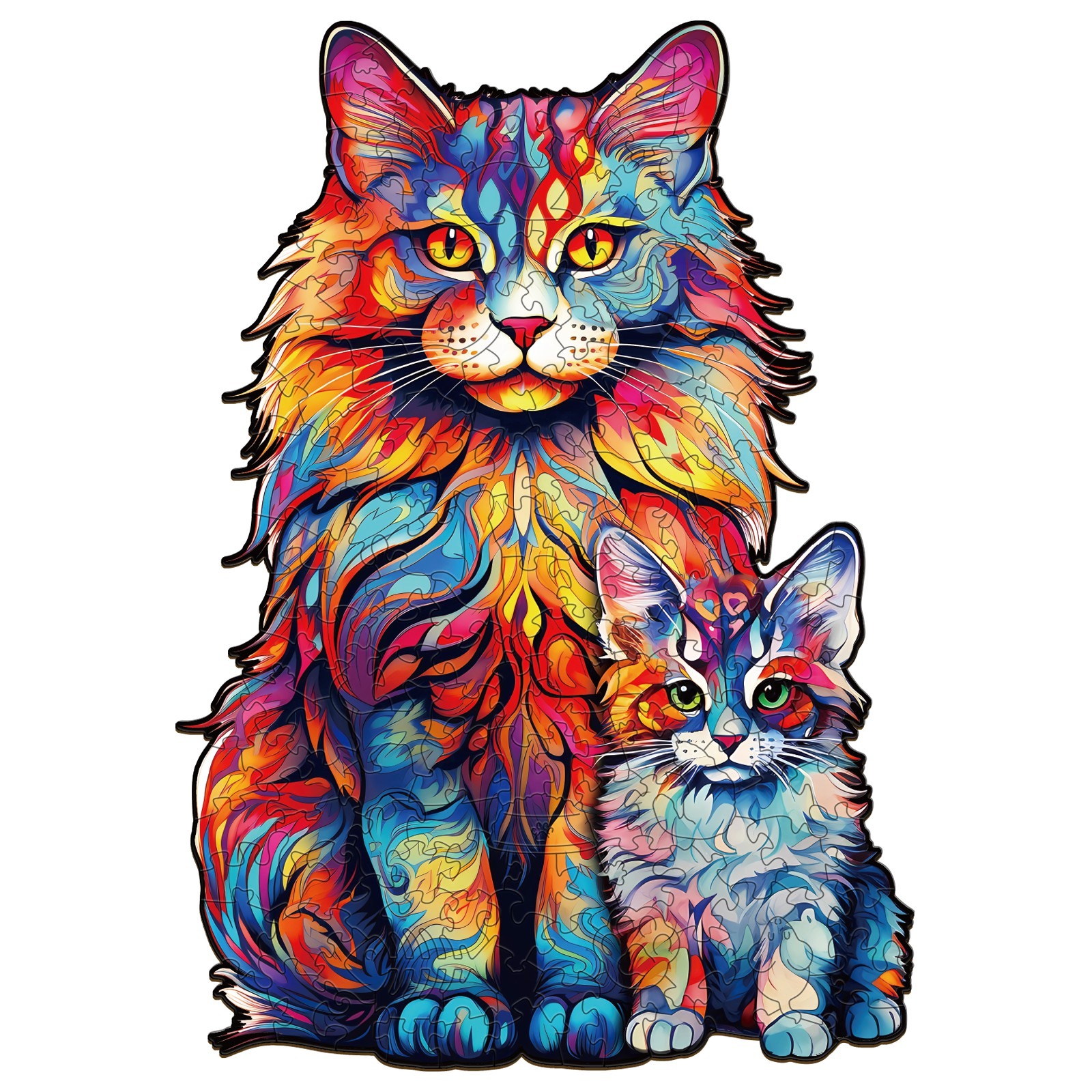 Read more about the article Wooden Jigsaw Puzzle-Maine Coon family-2 66e7afe53204d