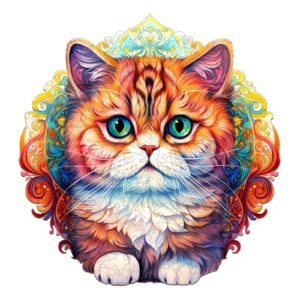 Read more about the article Wooden Jigsaw Puzzle-MANDALA CAT 66eb83b181418