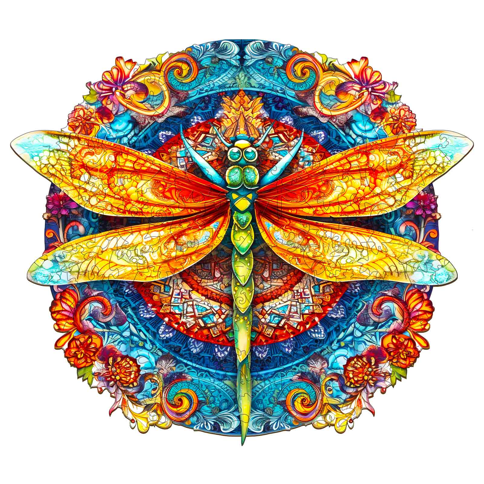 You are currently viewing Wooden Jigsaw Puzzle-MANDALA DRAGONFLY 66e583398baa1