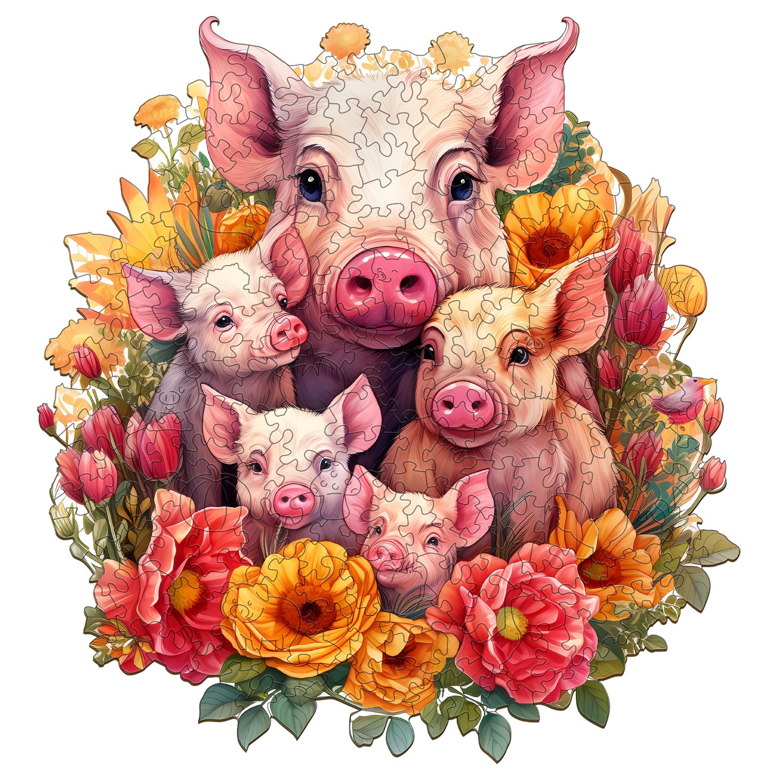 Read more about the article Wooden Jigsaw Puzzle-Mother pig and piglet-1 66d4223c3cfd1