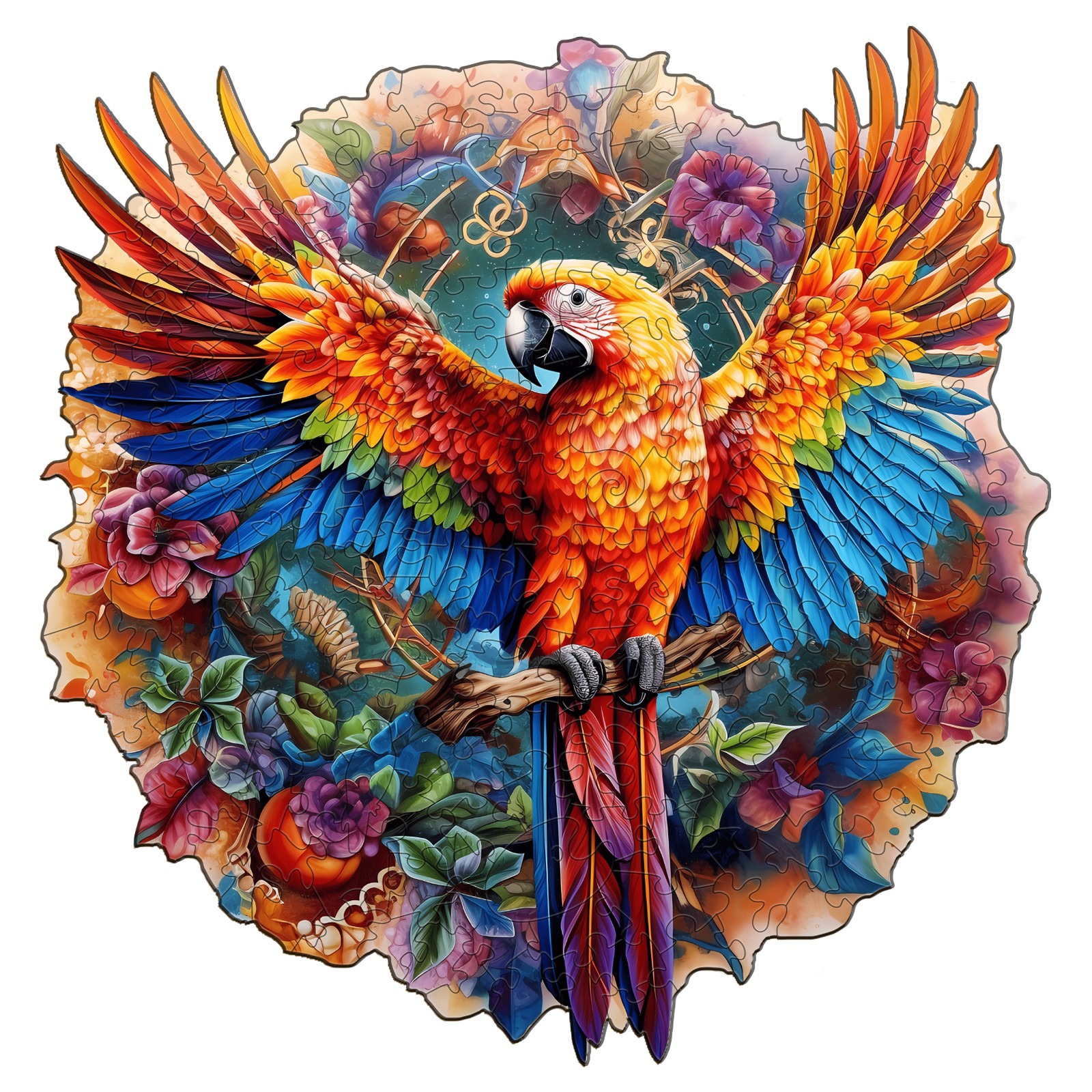 You are currently viewing Wooden Jigsaw Puzzle-Naughty Parrot 66e3bd495113e