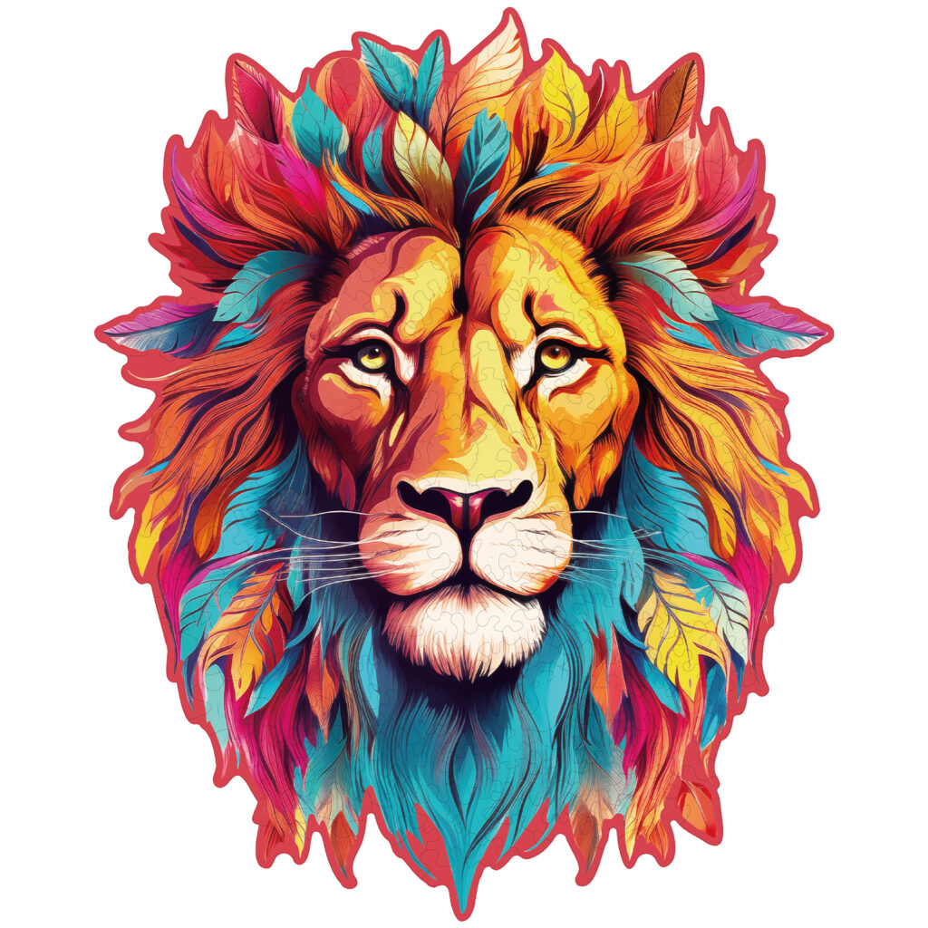 Wooden Jigsaw Puzzle – Resolute Lion 66e956b046f90