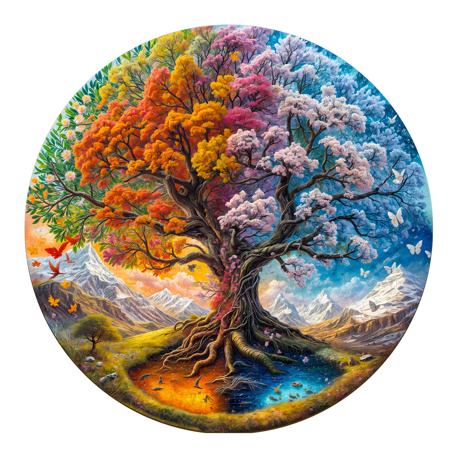 Read more about the article Wooden Jigsaw Puzzle-Seasonal Tree of Life 66ea62cc411e0