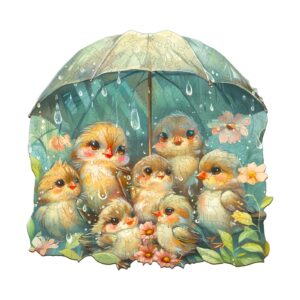 Read more about the article Wooden Jigsaw Puzzle-Birds Holding Umbrella 66eb7937c77b1