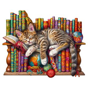 Read more about the article Wooden Jigsaw Puzzle – Sleepy Cat 66e30e075ba1b