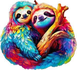 Read more about the article Wooden Jigsaw Puzzle-Sloth Couple 66eebc97a8cbc