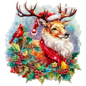 Read more about the article Wooden Jigsaw Puzzle-Sparkle Christmas Reindeer 66ebacd5d59e4