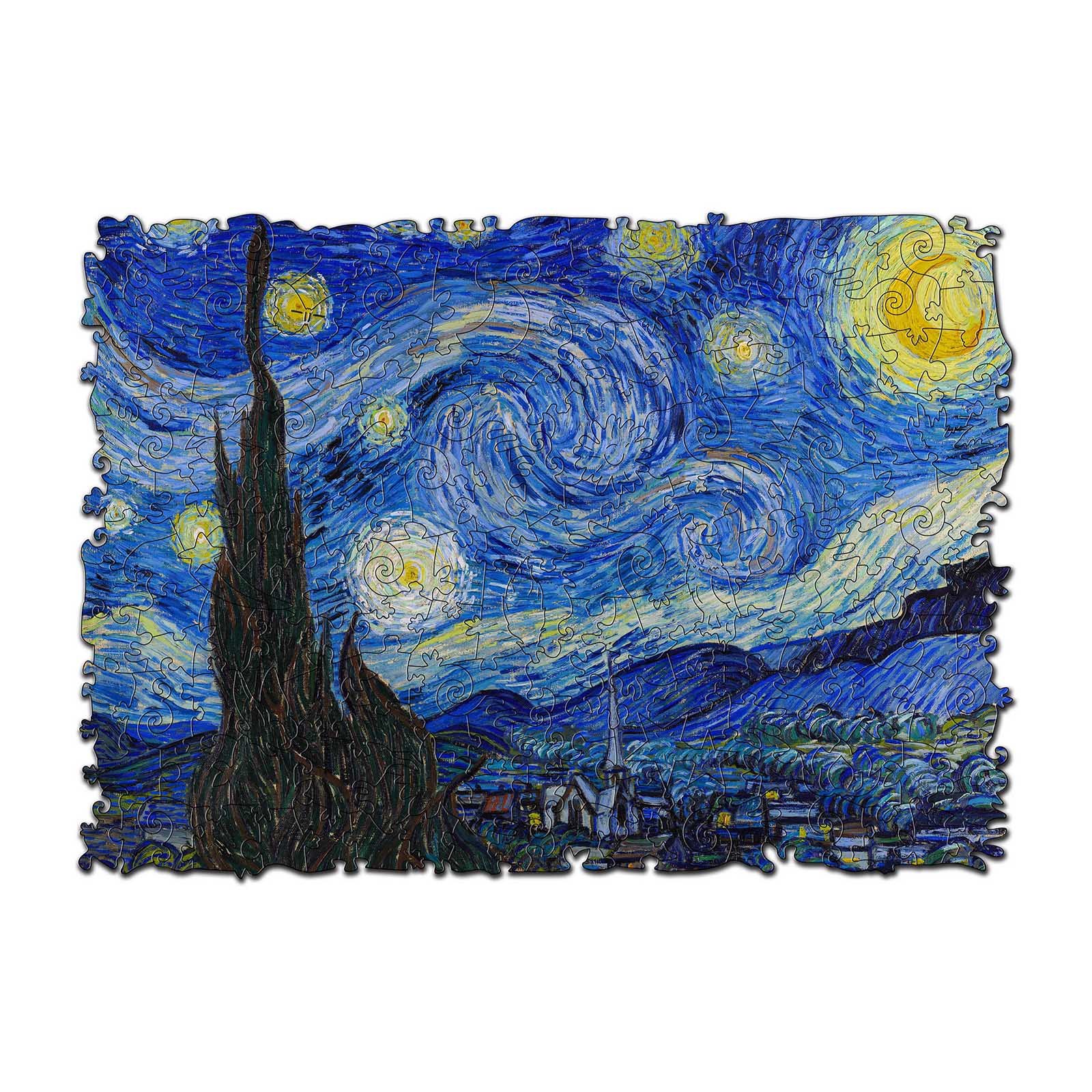 You are currently viewing Wooden Jigsaw Puzzle-The Starry Night 66e216868b311