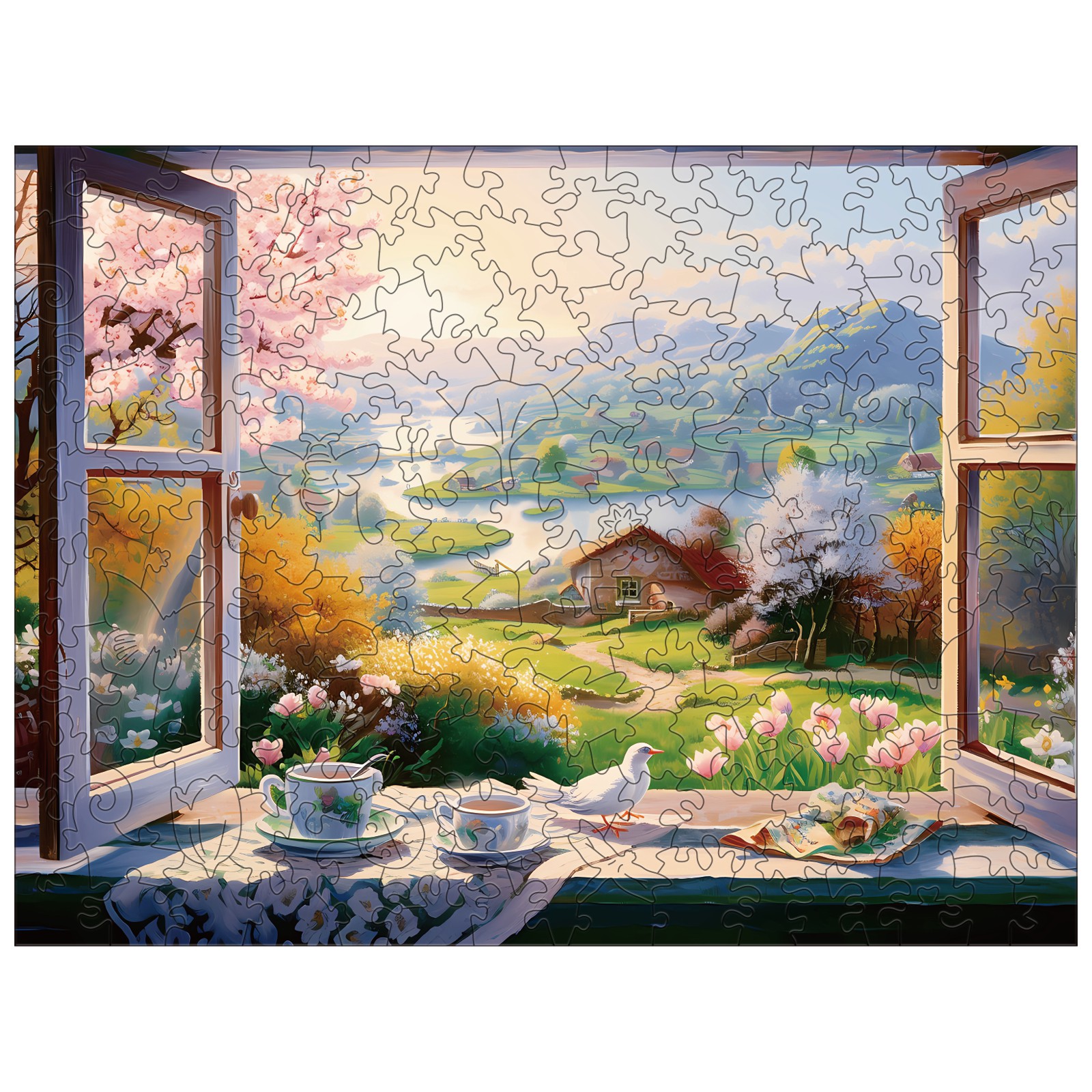 You are currently viewing Wooden Jigsaw Puzzle – The View Outside The Window 66d9d471d0808