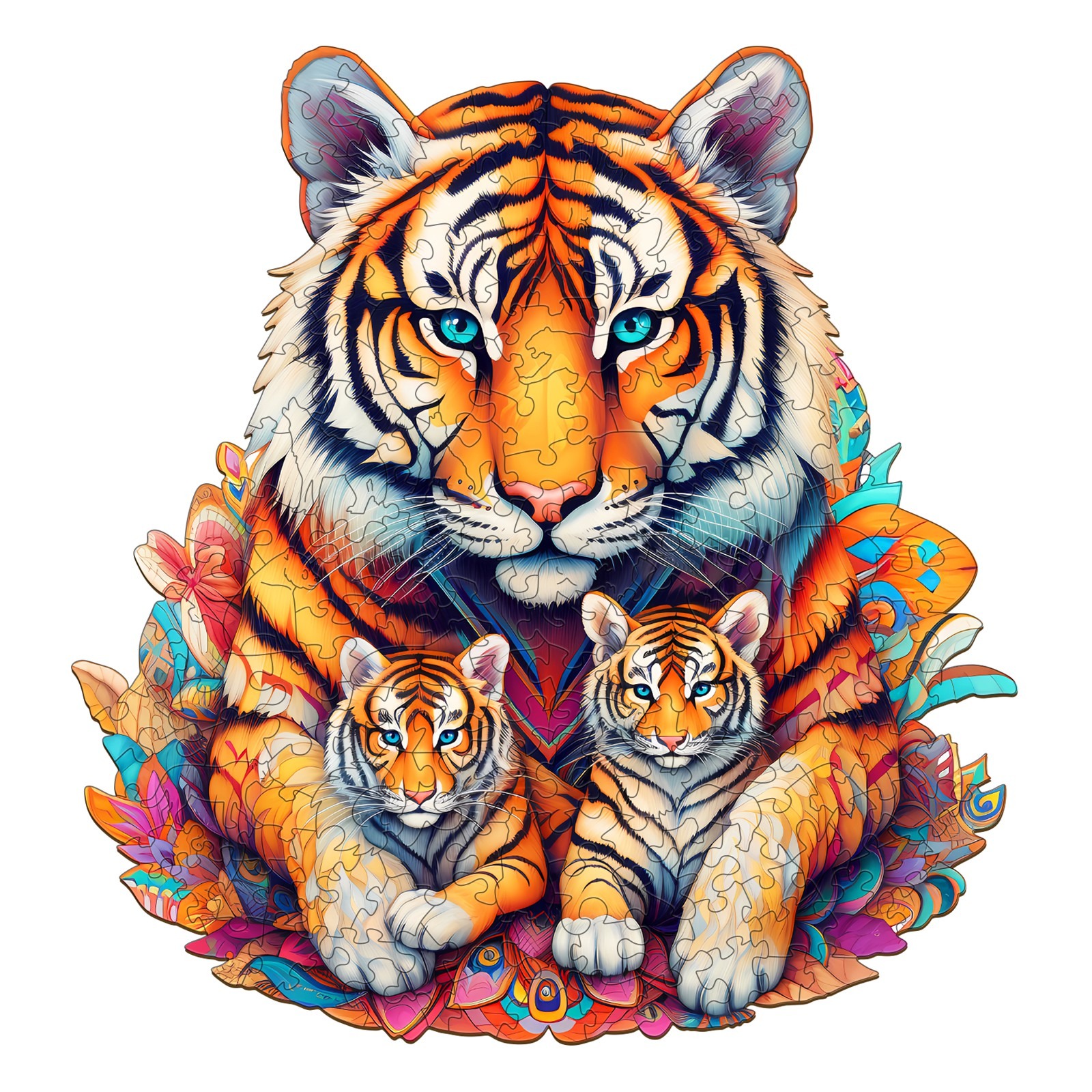 Read more about the article Wooden Jigsaw Puzzle-Tiger Family 66ee6a1d71536