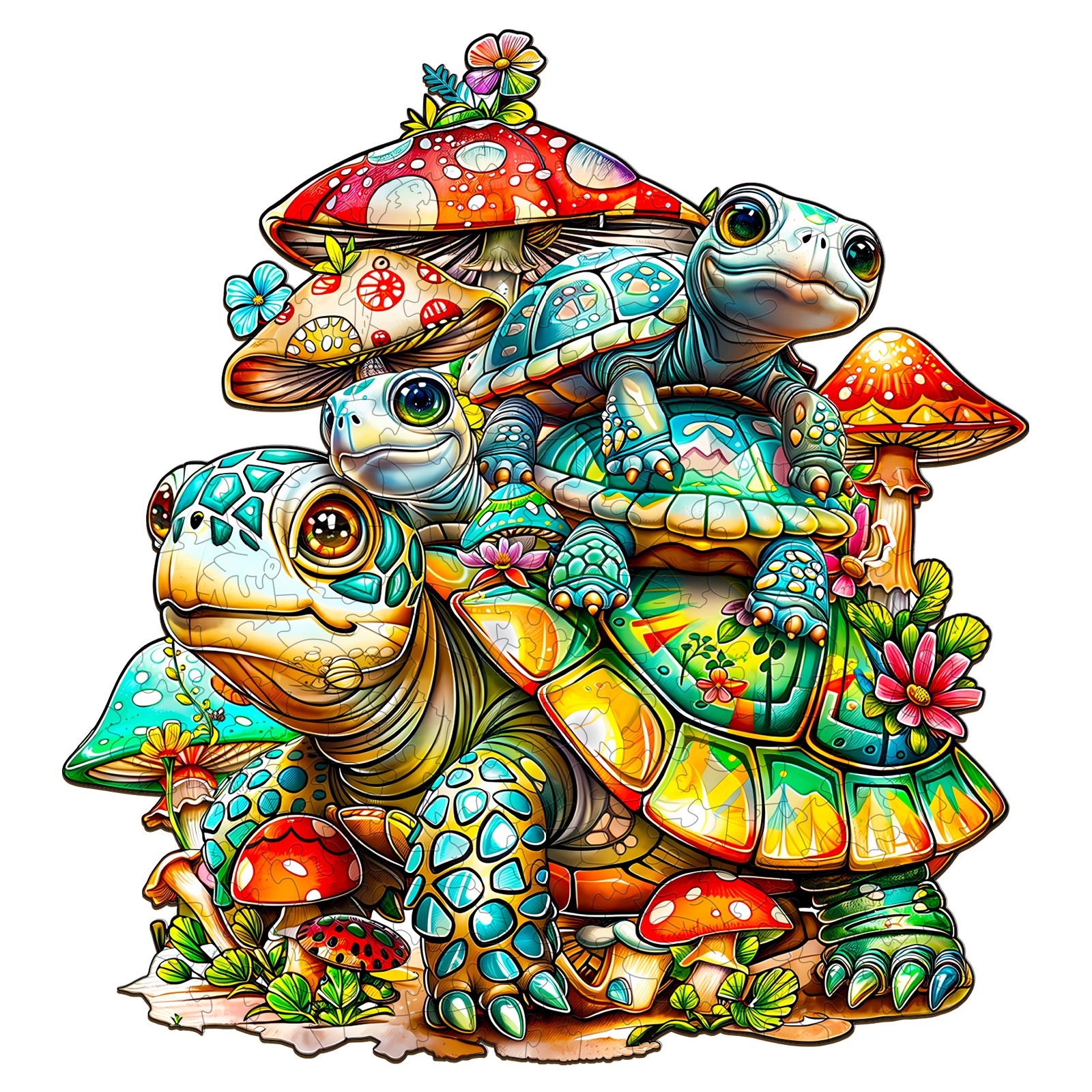 You are currently viewing Wooden Jigsaw Puzzle – Turtle Family 66d894bcb70df