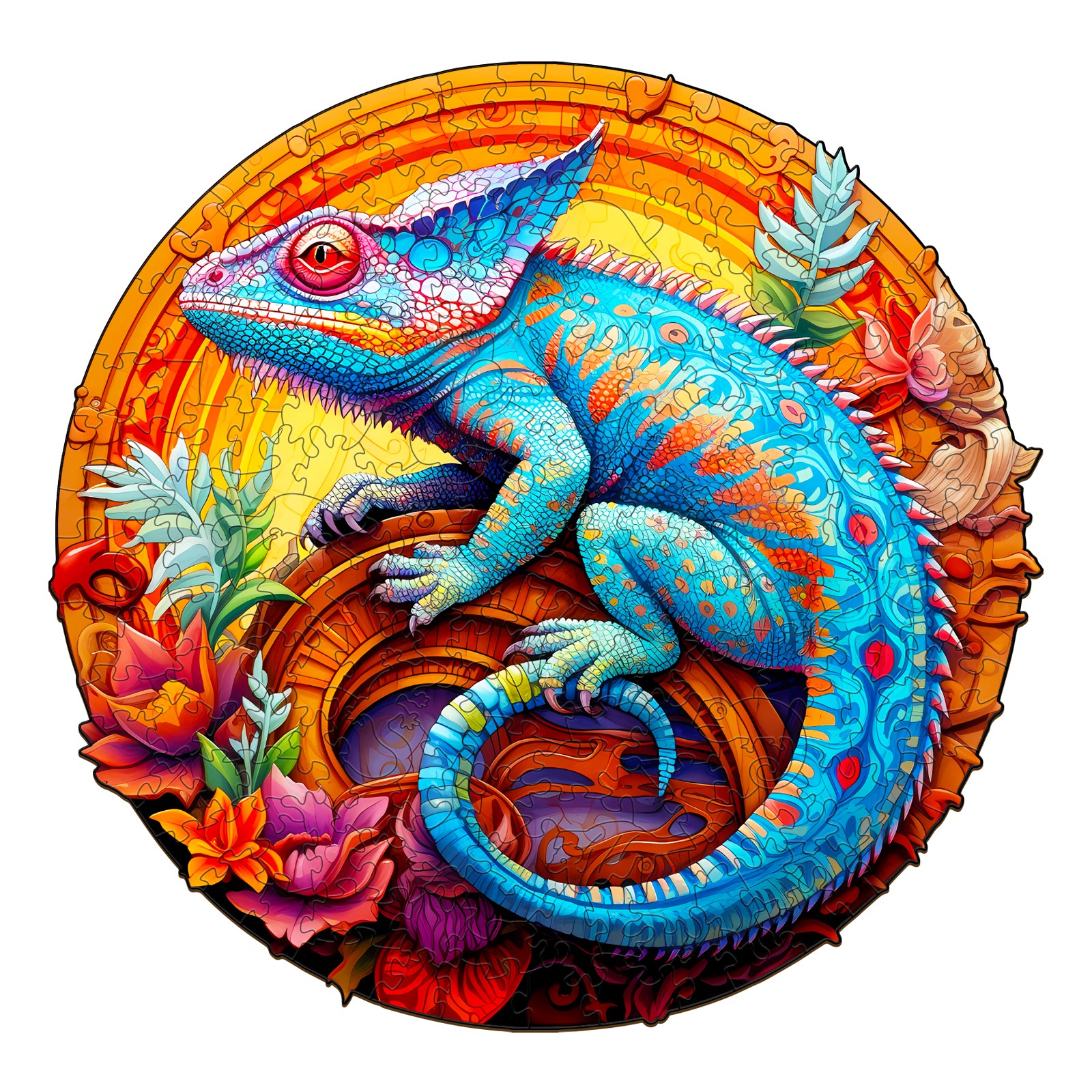 Read more about the article Wooden Jigsaw Puzzle – Unique Chameleon 66ec70d2c61c4