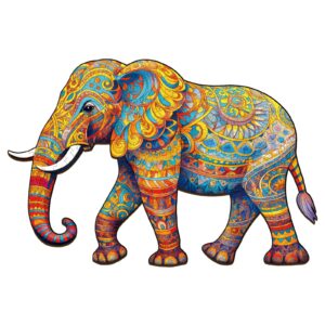 Read more about the article Wooden Jigsaw Puzzle – Walking Elephant 66e526461f36b