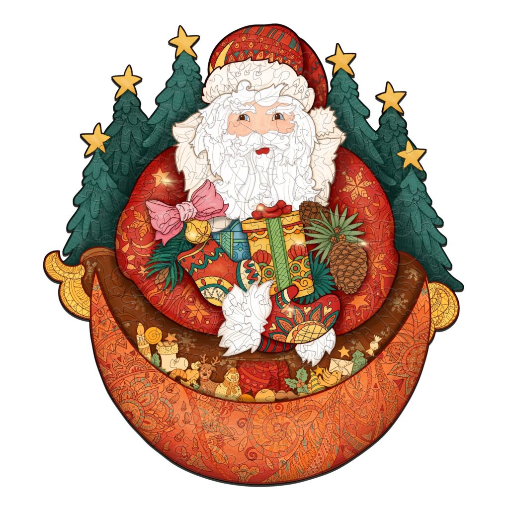 Wooden Jigsaw Puzzle-WARM CHRISTMAS 66e114ab950ce