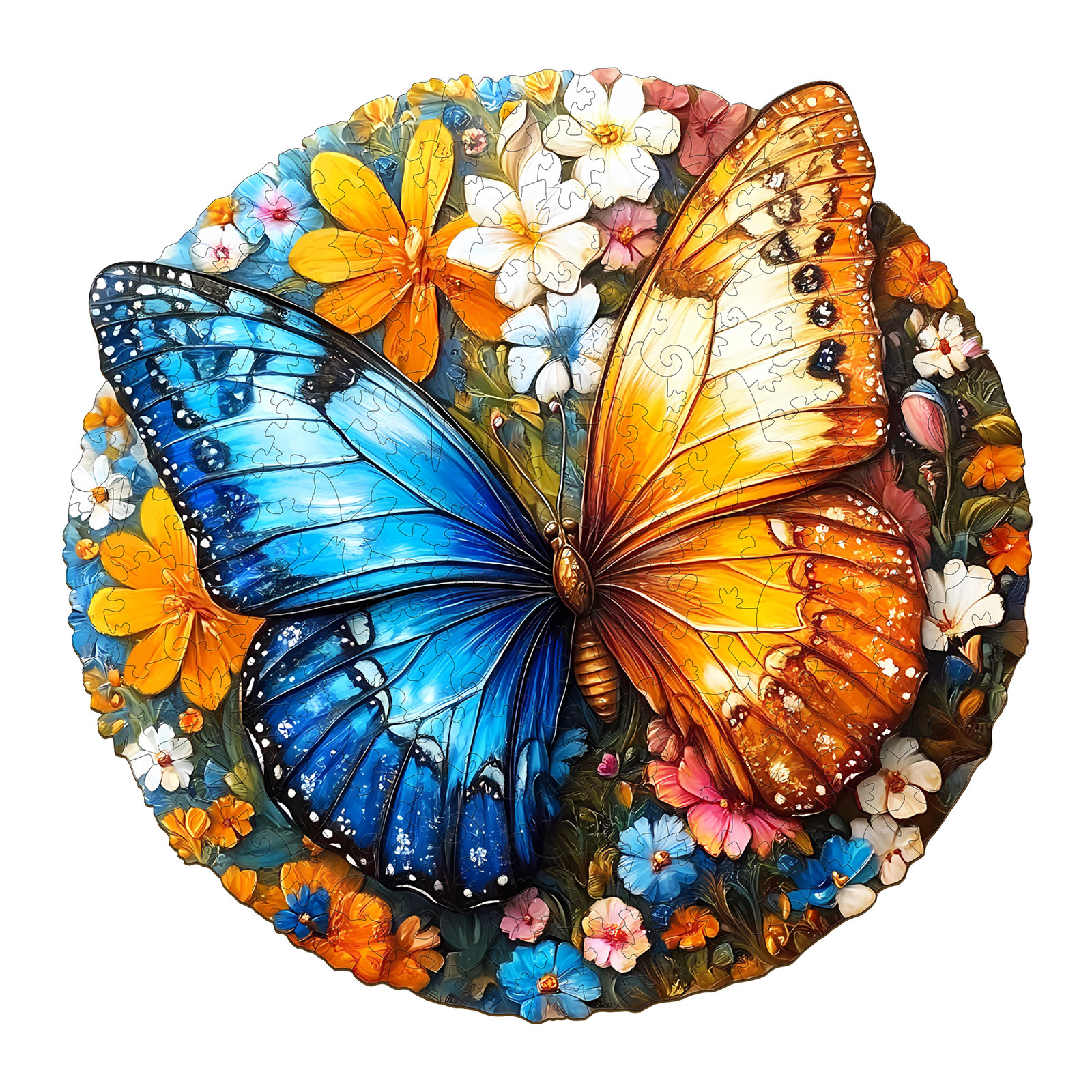 You are currently viewing Wooden Jigsaw Puzzle-Yin Yang Butterfly 66edee59dce78